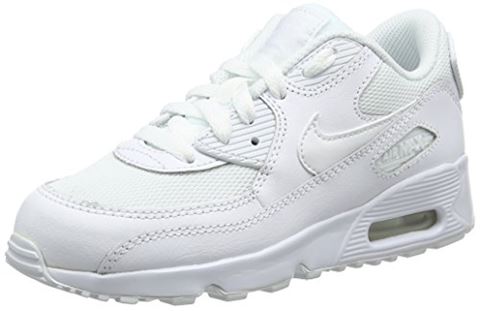 Nike Air Max 90 Mesh (10 2.5) Younger Kids' Shoe White Nike White Nike Air Max 90 Mesh Sneaker